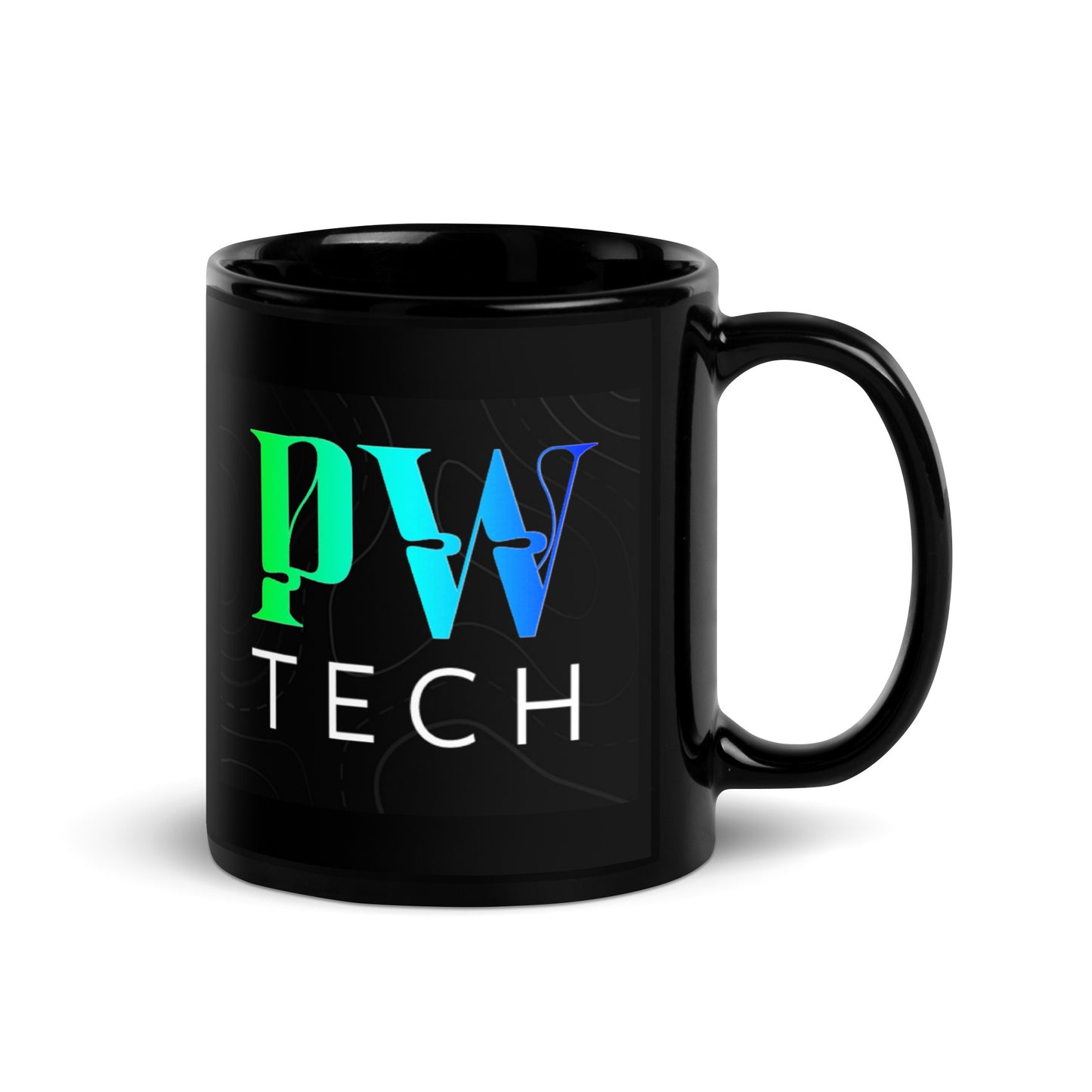 Black Glossy Mug